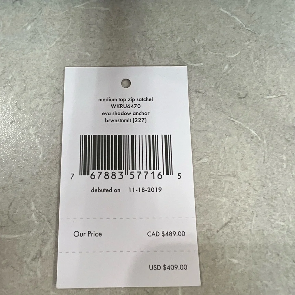 Final Price 🔥 Kate Spade, brown, with some burgundy in color. Perfect for Fall - Picture 4 of 15